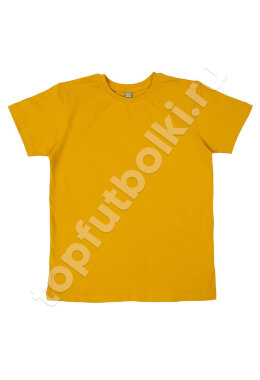 Горчичная детская футболка